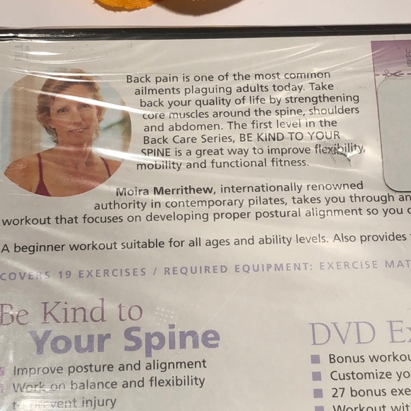 Stott Pilates DVDs for core and spine. New - Picture 6 of 7